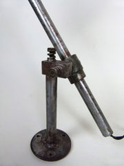 1940s French textile factory lamp by Ki-é-klair - eyespy