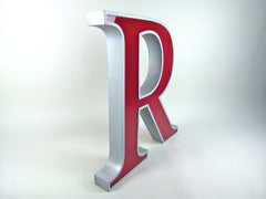 Giant 80cm vintage shop sign letter - R - eyespy