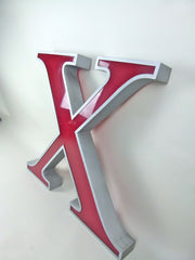 Giant 80cm vintage shop sign letter - X - eyespy