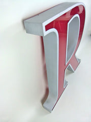 Giant 80cm vintage shop sign letter - R - eyespy