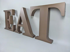 XL 50cm vintage shop sign letters - E A T - eyespy