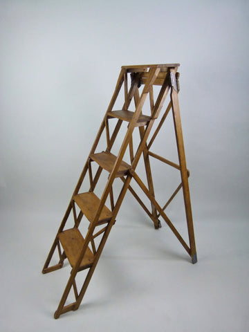 Antique 1930s step ladder