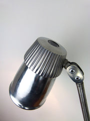 Vintage industrial wall mounted Lo-Vo-Lite lamp - eyespy