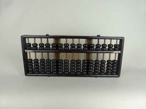 Antique Chinese abacus