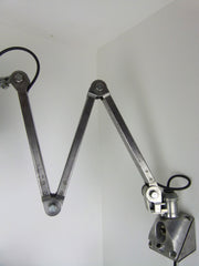 Vintage industrial factory lamp by EDL - eyespy