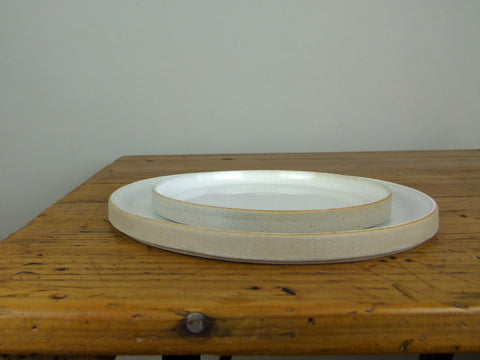 French Stoneware Basic dessert plate - Ivory