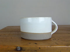 French Stoneware Basic breakfast cup - Ivory - eyespy