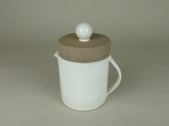French Stoneware Basic Teapot - Ivory - eyespy