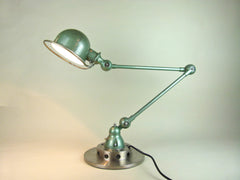 Vintage industrial French 2 arm lamp by Jielde - eyespy