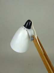 Habitat Conran Maclamp. White, wooden arm - eyespy