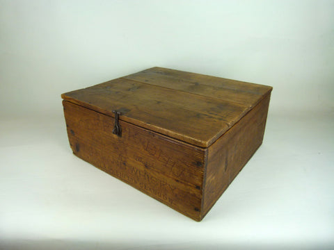 Antique Whisky bottle storage box