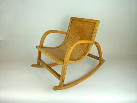 child's bentwood rocking chair