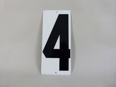 US gas station metal number signs - eyespy
