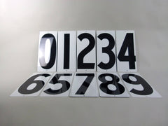 US gas station metal number signs - eyespy
