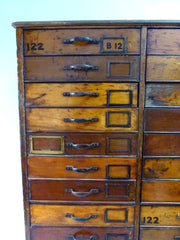 Antique haberdashery shop drawers - eyespy