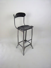 Vintage industrial factory machinist's chair by Tan Sad - eyespy