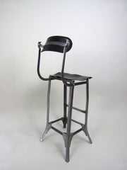 Vintage industrial factory machinist's chair by Tan Sad - eyespy