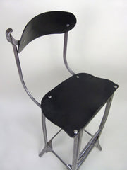 Vintage industrial factory machinist's chair by Tan Sad - eyespy