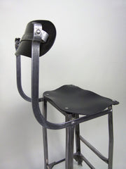 Vintage industrial factory machinist's chair by Tan Sad - eyespy