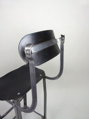 Vintage industrial factory machinist's chair by Tan Sad - eyespy