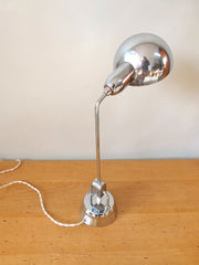 Midcentury chrome French desk lamp by Jumo - eyespy