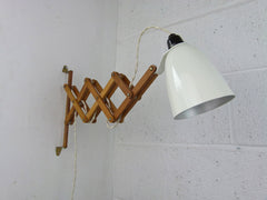 Wall mounted extendable scissor arm Maclamp by Conran for Habitat - eyespy