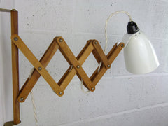 Wall mounted extendable scissor arm Maclamp by Conran for Habitat - eyespy