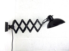 Bauhaus Kaiser Idell 6718 'Super' scissor arm wall mounted lamp - eyespy
