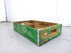 Vintage 7Up 'The Uncola' crate - 4 section - eyespy