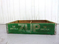 Vintage 7Up 'The Uncola' crate - 4 section - eyespy