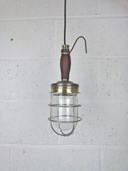 Vintage ship's engine room inspection lamp - eyespy