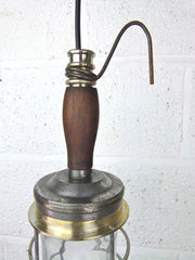 Vintage ship's engine room inspection lamp - eyespy