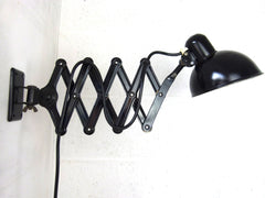 Bauhaus Kaiser Idell Model 6718 scissor arm wall mounted lamp - eyespy