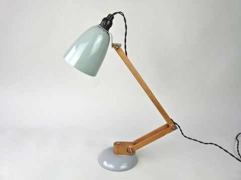 Habitat Conran Maclamp. Grey, wooden arm