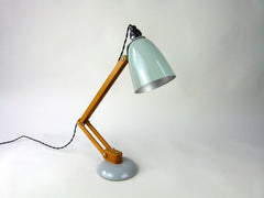 Habitat Conran Maclamp. Grey, wooden arm - eyespy