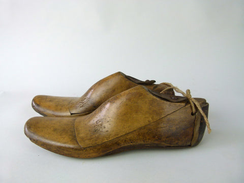 Vintage wooden shoe lasts