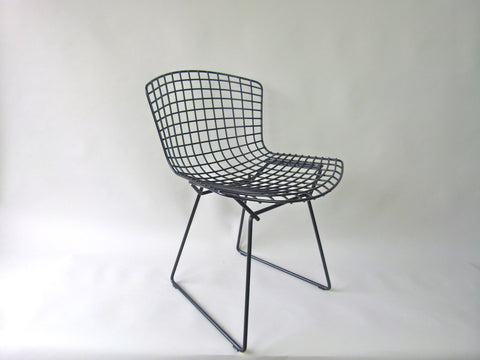 Knoll Bertoia wire side chair - Black