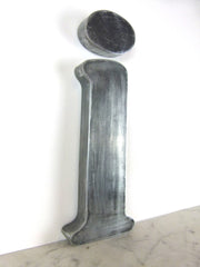 Vintage metal shop sign letter - i - eyespy