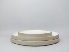 French Stoneware Basic dessert plate - Ivory - eyespy