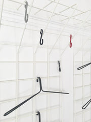 Mid century geometric wire grid coat racks by Karl Fitchel - eyespy