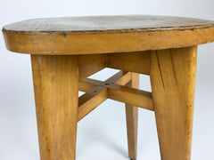 Mid century stool from France. Perriand, Prouvé, Le Corbusier era - eyespy