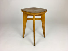 Mid century stool from France. Perriand, Prouvé, Le Corbusier era - eyespy