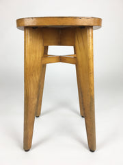 Mid century stool from France. Perriand, Prouvé, Le Corbusier era - eyespy
