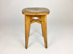 Mid century stool from France. Perriand, Prouvé, Le Corbusier era - eyespy