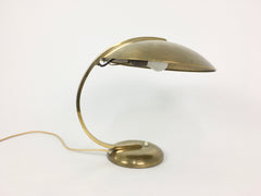 Bauhaus brass table lamp by Hillebrand - eyespy