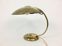 Bauhaus brass table lamp by Hillebrand - eyespy