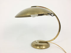 Bauhaus brass table lamp by Hillebrand - eyespy