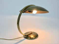 Bauhaus brass table lamp by Hillebrand - eyespy