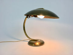 Bauhaus brass table lamp by Hillebrand - eyespy