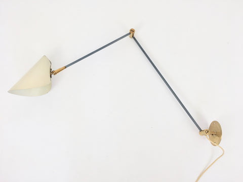 Mid century 2 arm wall lamp